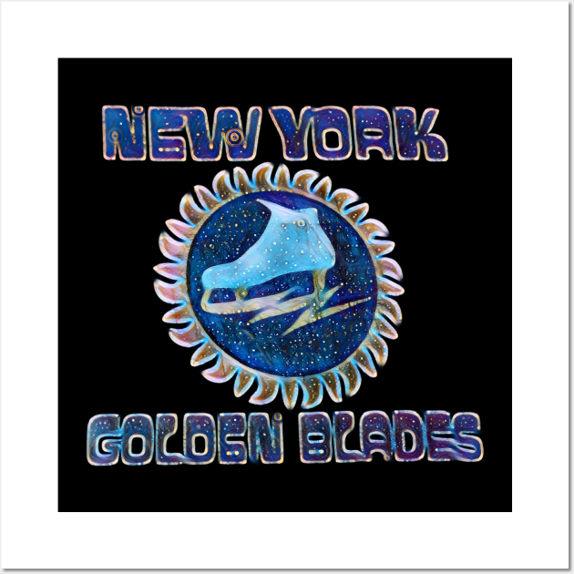 New York Golden Blades Hockey New York Golden Blades Posters and